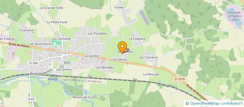 localisation de l'entreprise SCI JLN à POLLIAT