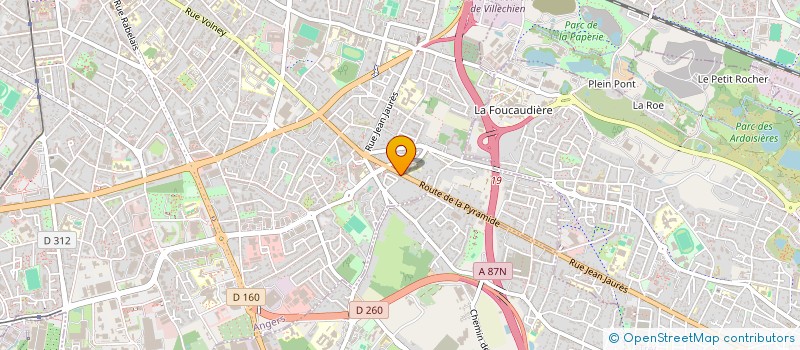 localisation de l'entreprise SCI JLN à ANGERS