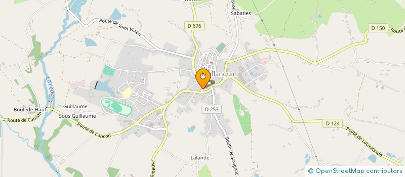 localisation de l'entreprise SCI JLN  MONFLANQUIN