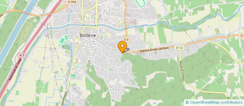 localisation de l'entreprise SCI JLNV  BOLLENE