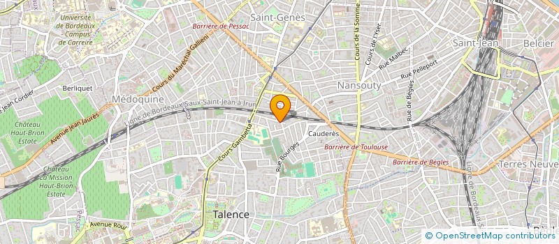 localisation de l'entreprise SCI JLNV  TALENCE