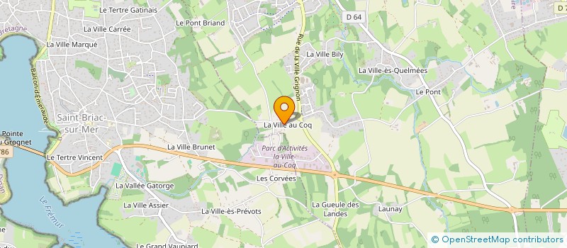 localisation de l'entreprise SCI JLP  SAINT-BRIAC-SUR-MER