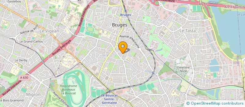 localisation de l'entreprise SCI JLP  BRUGES