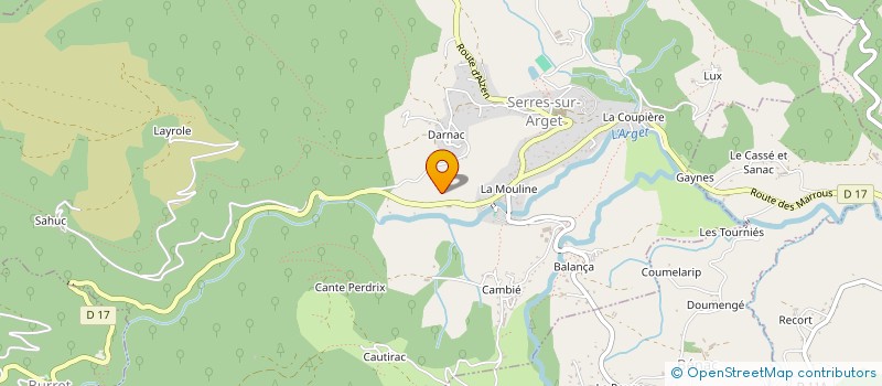 localisation de l'entreprise SCI JLP à SERRES-SUR-ARGET