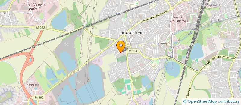 localisation de l'entreprise SCI JLP IMMO  LINGOLSHEIM