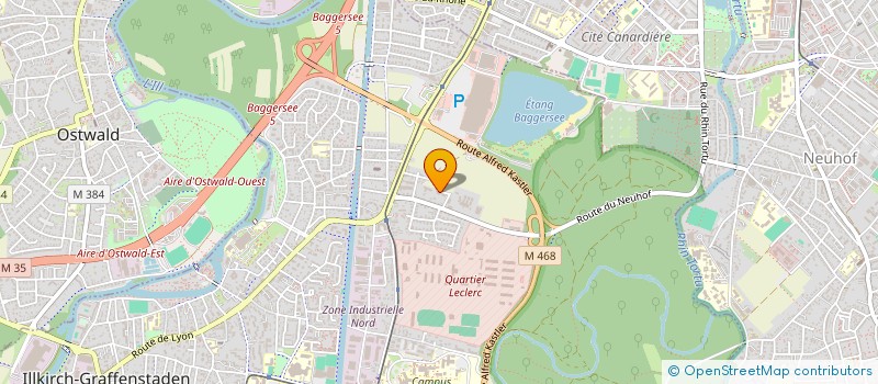 localisation de l'entreprise SCI JLP IMMOBILIER  ILLKIRCH-GRAFFENSTADEN