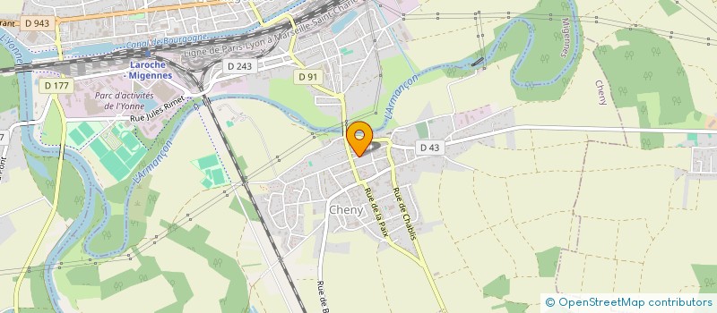 localisation de l'entreprise SCI JLPG  CHARMOY