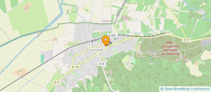 localisation de l'entreprise SCI JLPH  FONTVIEILLE