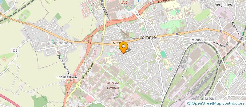localisation de l'entreprise SCI JLPO à LILLE