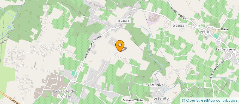 localisation de l'entreprise SCI JLR  LA LANDE-DE-FRONSAC