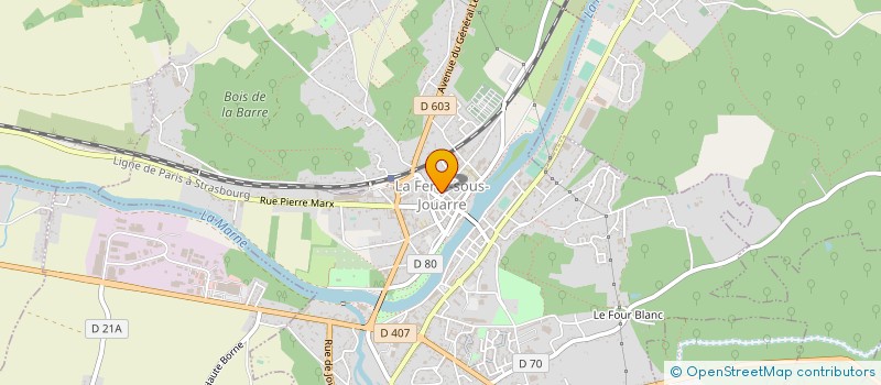 localisation de l'entreprise SCI JLR GESTION à LA FERTE-SOUS-JOUARRE