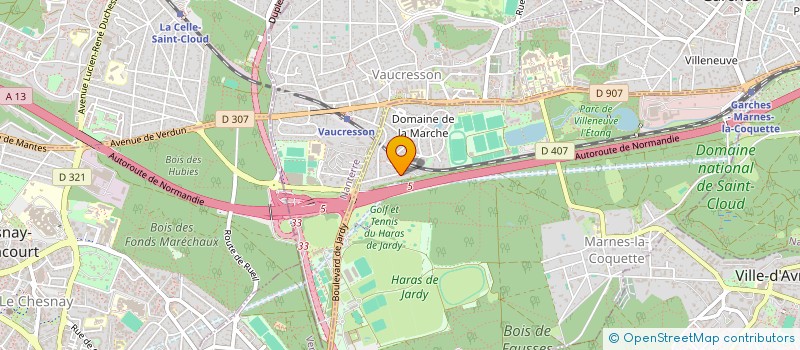 localisation de l'entreprise SCI JLS 1  MARNES-LA-COQUETTE