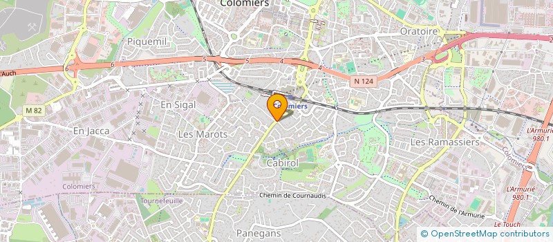 localisation de l'entreprise SCI JLS à COLOMIERS