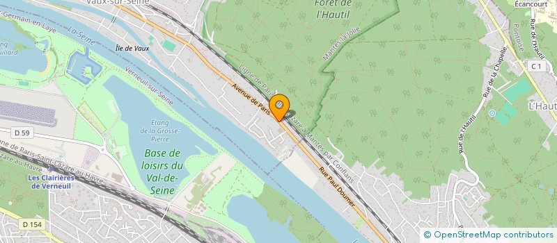 localisation de l'entreprise SCI JLS  VAUX-SUR-SEINE