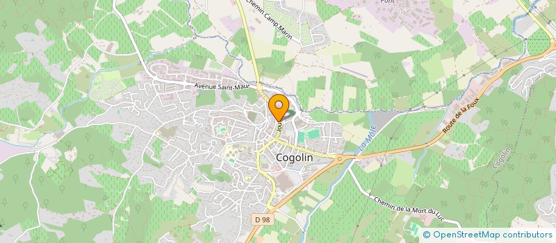 localisation de l'entreprise SCI JLS à COGOLIN