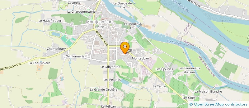 localisation de l'entreprise SCI JLS  MAUGES-SUR-LOIRE