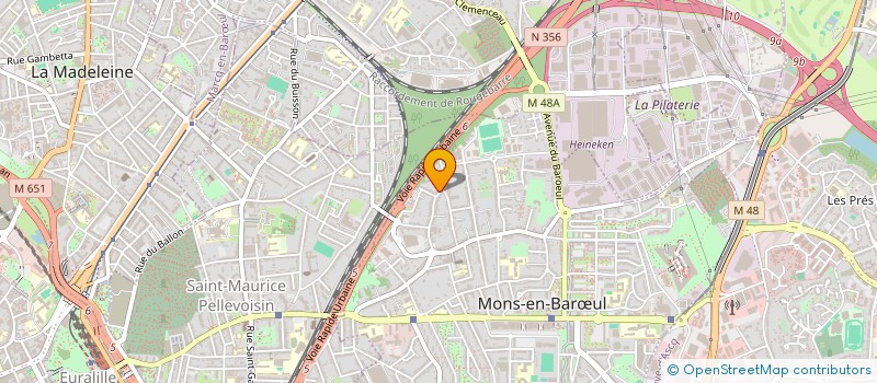 localisation de l'entreprise SCI JLS.CHATELAIN  MONS-EN-BARUL