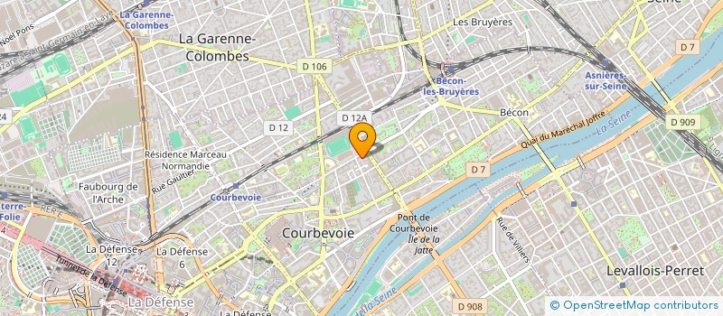 localisation de l'entreprise SCI JLS-CMS 58 FRANKLIN à COURBEVOIE