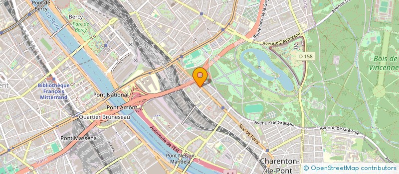 localisation de l'entreprise SCI JLSA  CHARENTON LE PONT