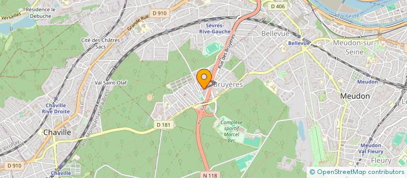 localisation de l'entreprise SCI JLT à SEVRES