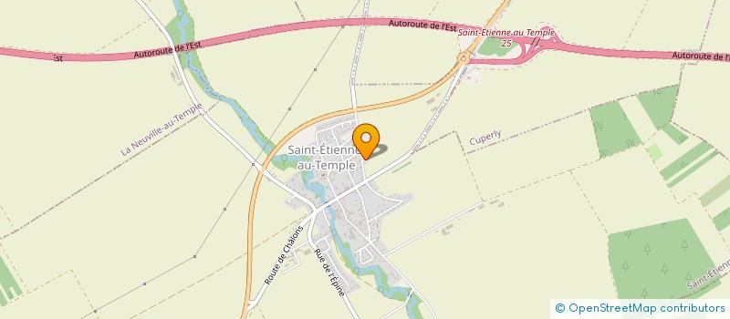 localisation de l'entreprise SCI JLT DES TEMPLIERS  SAINT-ETIENNE-AU-TEMPLE