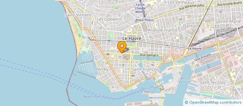 localisation de l'entreprise SCI JLT IMMO à LE HAVRE