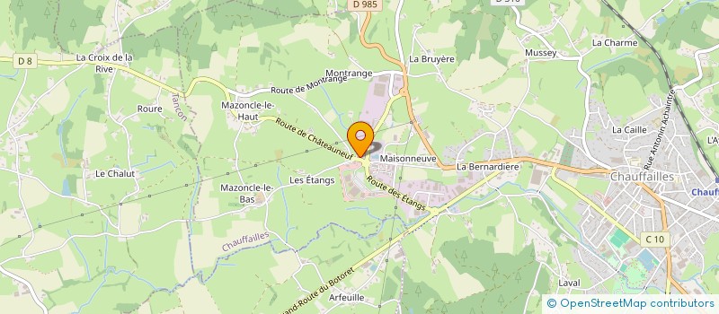 localisation de l'entreprise SCI JLT-JG  CHAUFFAILLES