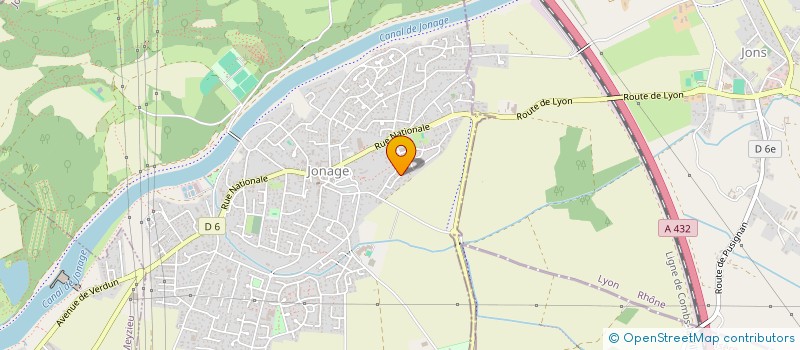 localisation de l'entreprise SCI JLUFA  JONAGE