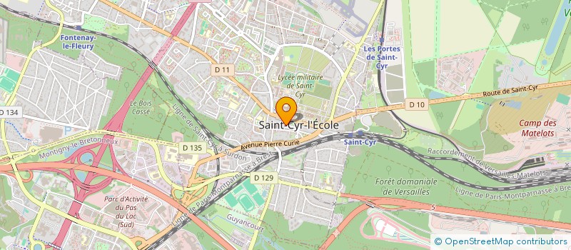 localisation de l'entreprise SCI JLV  SAINT-CYR-L'ECOLE