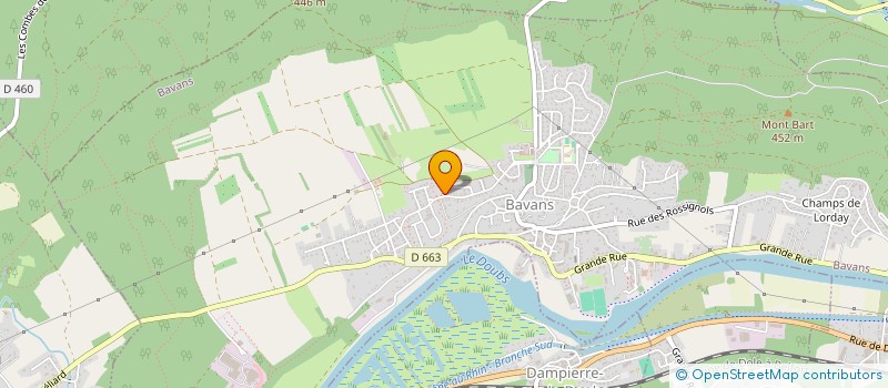 localisation de l'entreprise SCI JLV CONSULTING  BAVANS