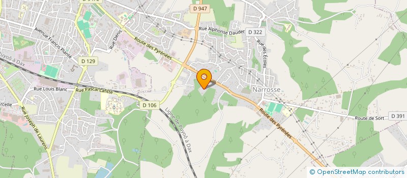 localisation de l'entreprise SCI JLX ISLO  NARROSSE