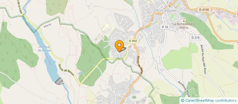 localisation de l'entreprise SCI JLY à FORCALQUIER