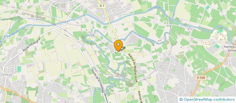 localisation de l'entreprise SCI JM  AUBIGNAN