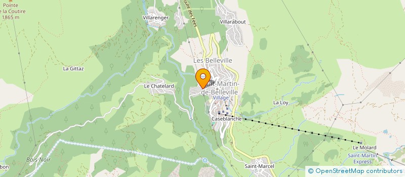 localisation de l'entreprise SCI JM  LES BELLEVILLE