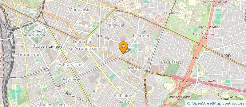 localisation de l'entreprise SCI JM 49  LYON