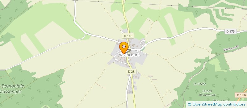 localisation de l'entreprise SCI JM  VAVINCOURT