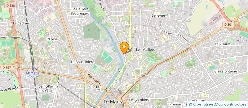 localisation de l'entreprise SCI JM  LE MANS