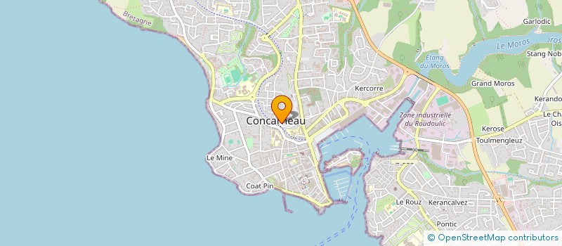 localisation de l'entreprise SCI JM  CONCARNEAU