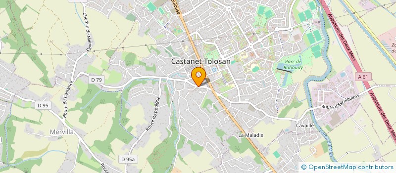 localisation de l'entreprise SCI JM à CASTANET-TOLOSAN