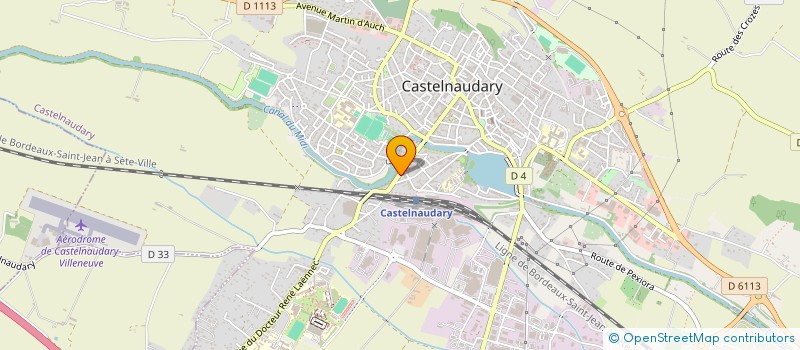 localisation de l'entreprise SCI JM  CASTELNAUDARY