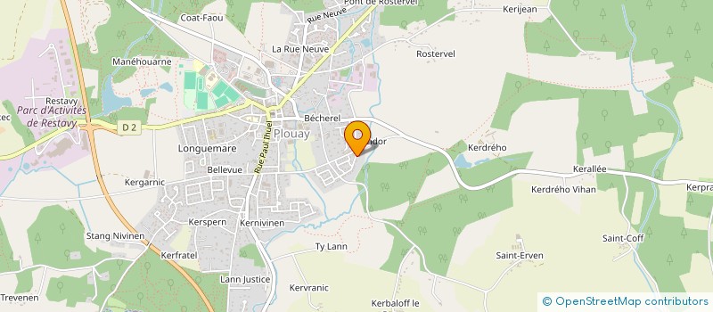 localisation de l'entreprise SCI JM  PLOUAY