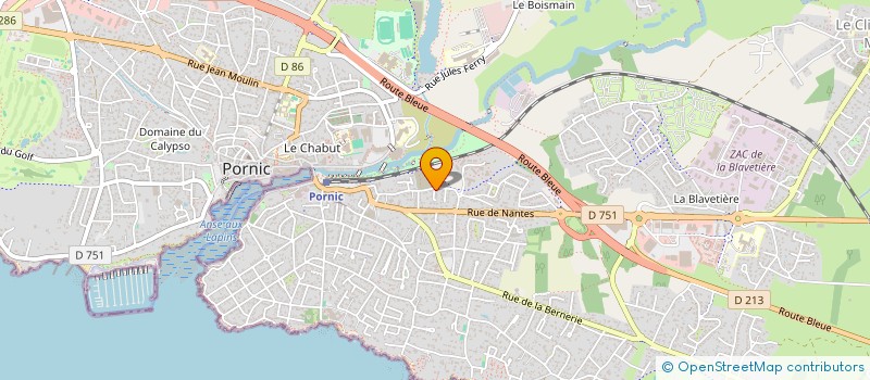 localisation de l'entreprise SCI JM ALLET  PORNIC