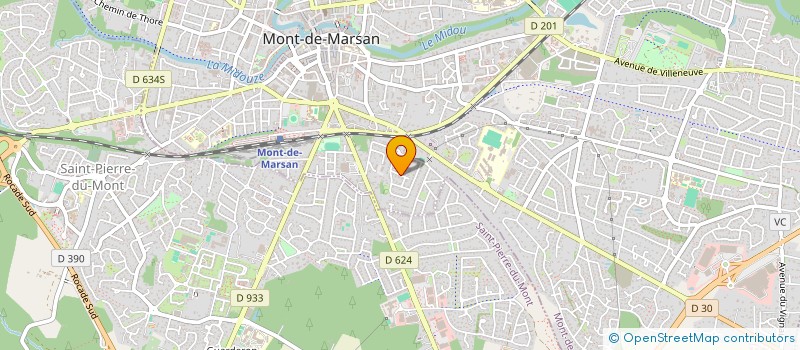 localisation de l'entreprise SCI JM CASSOU à MONT-DE-MARSAN