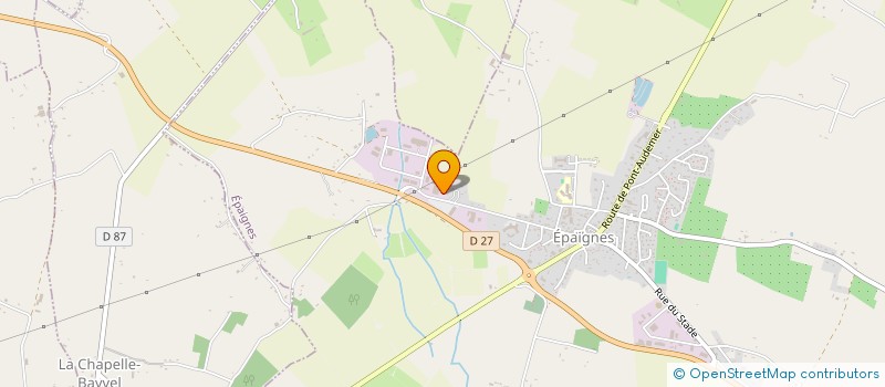 localisation de l'entreprise SCI JM COIGNARD  EPAIGNES