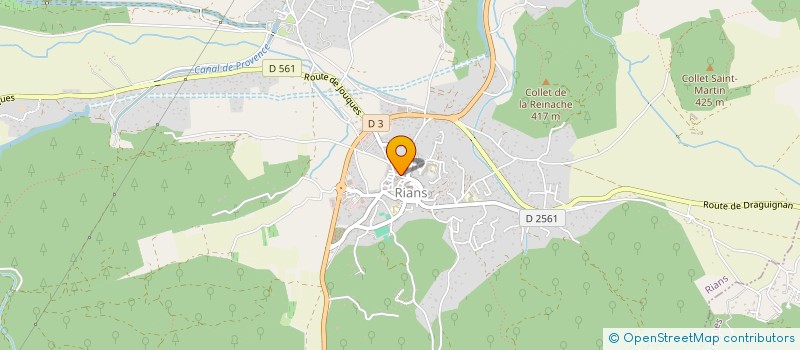 localisation de l'entreprise SCI JM HARRISON  RIANS