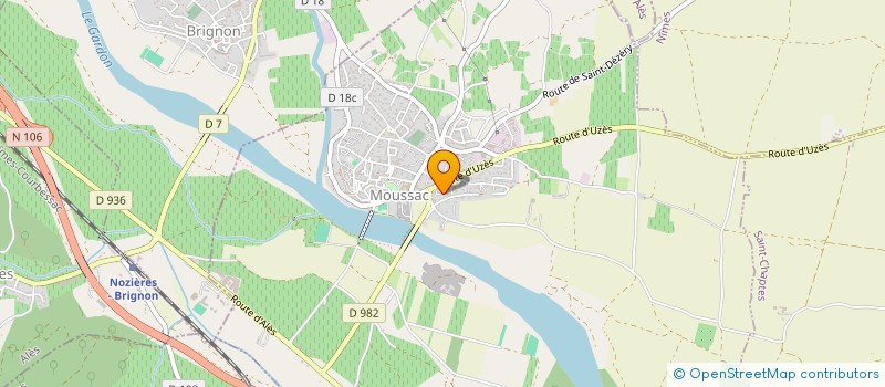 localisation de l'entreprise SCI JM IMMOBILIER  MOUSSAC