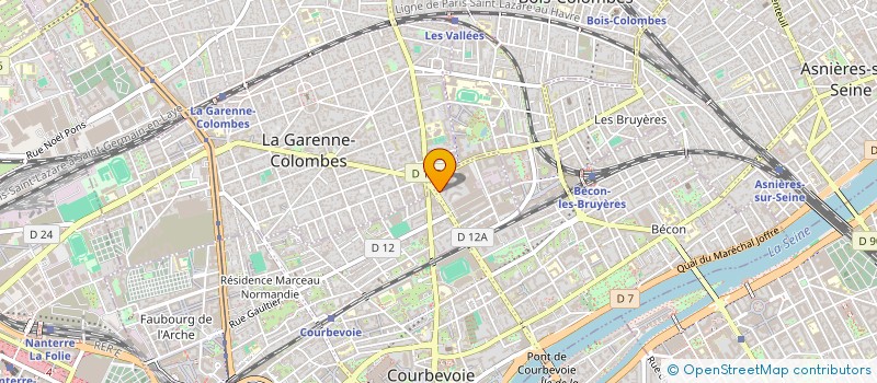 localisation de l'entreprise SCI JM IMMOBILIER à COURBEVOIE