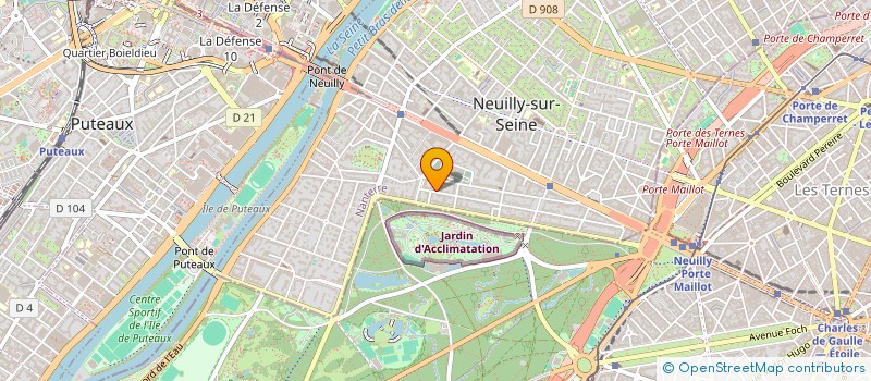 localisation de l'entreprise SCI JM LAFFITTE à NEUILLY-SUR-SEINE