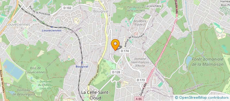 localisation de l'entreprise SCI JM LSC  CELLE-SAINT-CLOUD (LA)