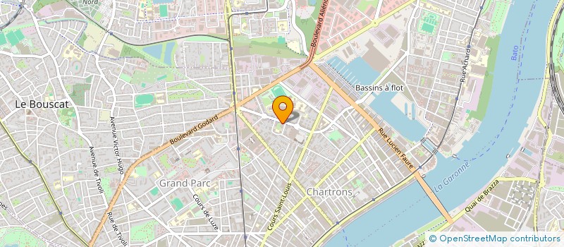 localisation de l'entreprise SCI JM2A  BORDEAUX